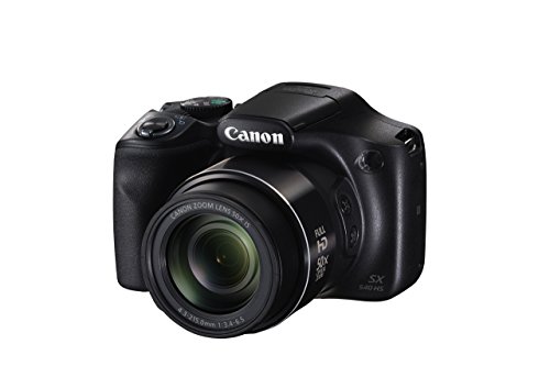 Canon PowerShot SX540 Digital Camera w/ 50x Optical Zoom - Wi-Fi & NFC Enabled (Black) (Renewed)