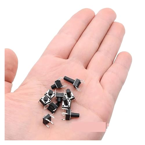 Interruptor dip 6x6x10mm táctil de 4 pines componente electrónico SMD pack de 1000 piezas 6