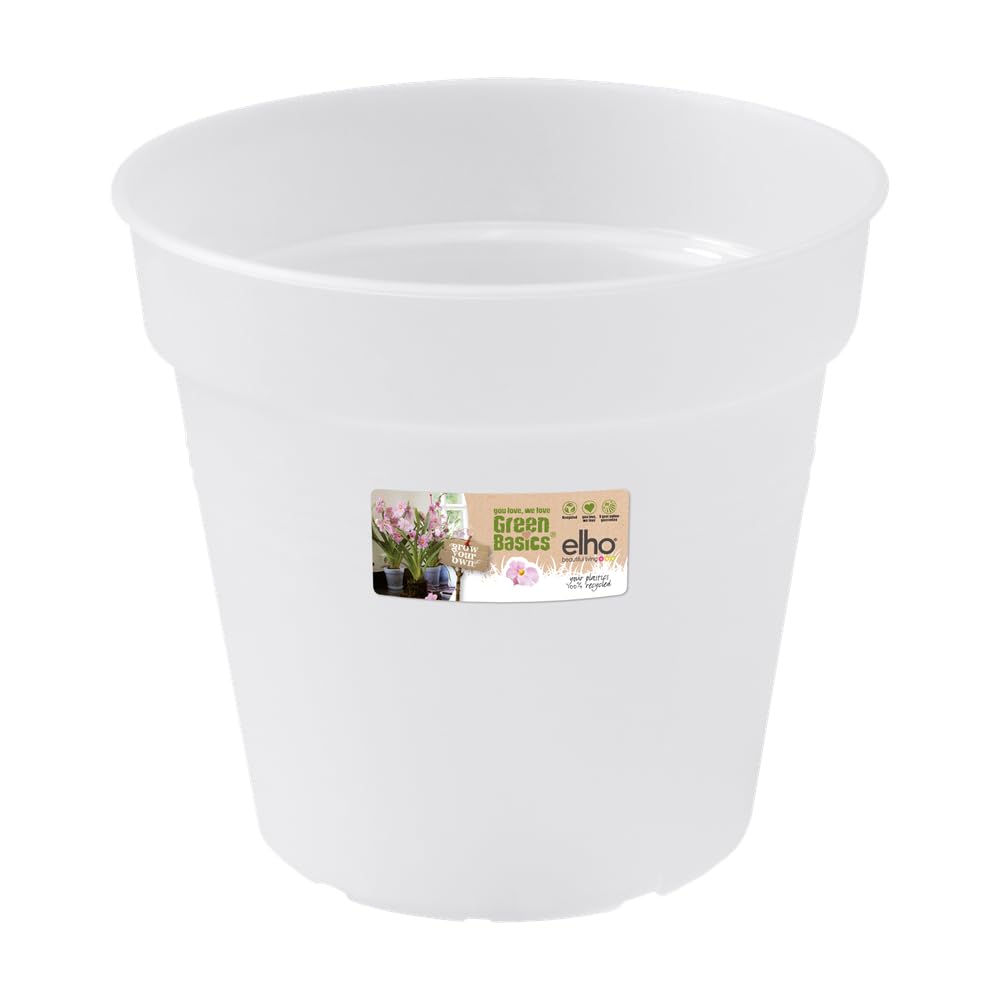 ELHO - Vaso da fiori - Greensense Aqua Care Round 43 - Cemento chiaro