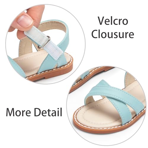 Image of ESTINE Girls Sandal Dress Shoe for Toddler /Little Kid Party School Shoe