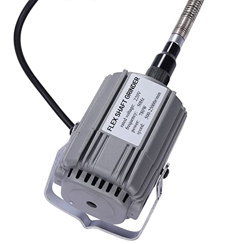 Hanging Flexshaft Mill Jewelry Tool, Rotary Tool Flex Shaft Electric Hanging Grinder Carver,Forward and Reverse Rotation, Multi-Function Metalworking Jewelry Tool Repair Kit, 2300rpm 780W