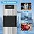 ICEVOKE Bottom Loading Water Cooler Dispenser for 3 or 5 Gallon Bottles - 3 Temperatures with Hot, Room & Cold Spouts, Child Safety Lock, UV Self-Cleaning, Stainless Steel, Black
