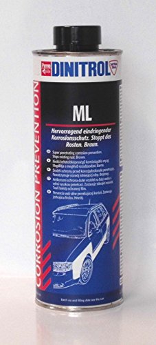 Cire pénétrante corps creux Dinitrol ML 1000 ml pour stopper rouille cachée