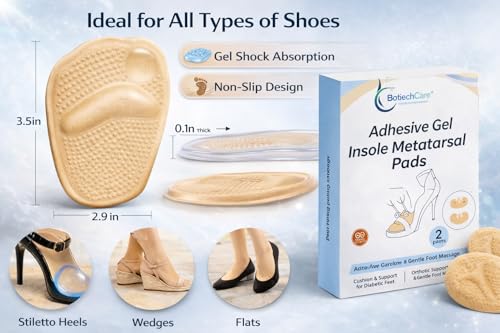 Almohadillas Metatarsales para Mujer, Gel Para Tacones Altos miniatura 5