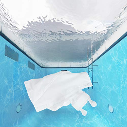 Exceart Bolsa de filtro para piscina de nylon com filtro de tela fina para aspirador de pó, bolsa de
