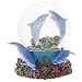 Elanze Designs Coral Reef Dolphin Pod 100MM Musical Water Globe Plays Tune Fur Elise