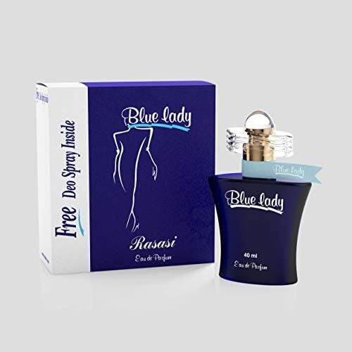 Rasasi Blue Lady Perfume EDP with Free Deo Spray, 40 ml