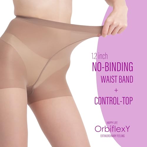 20D Sheer High Waist Pantyhose Reinforced Toes Tight-Knit Tear-Resistant Silk Stockings Ultra Thin Soft Tights2