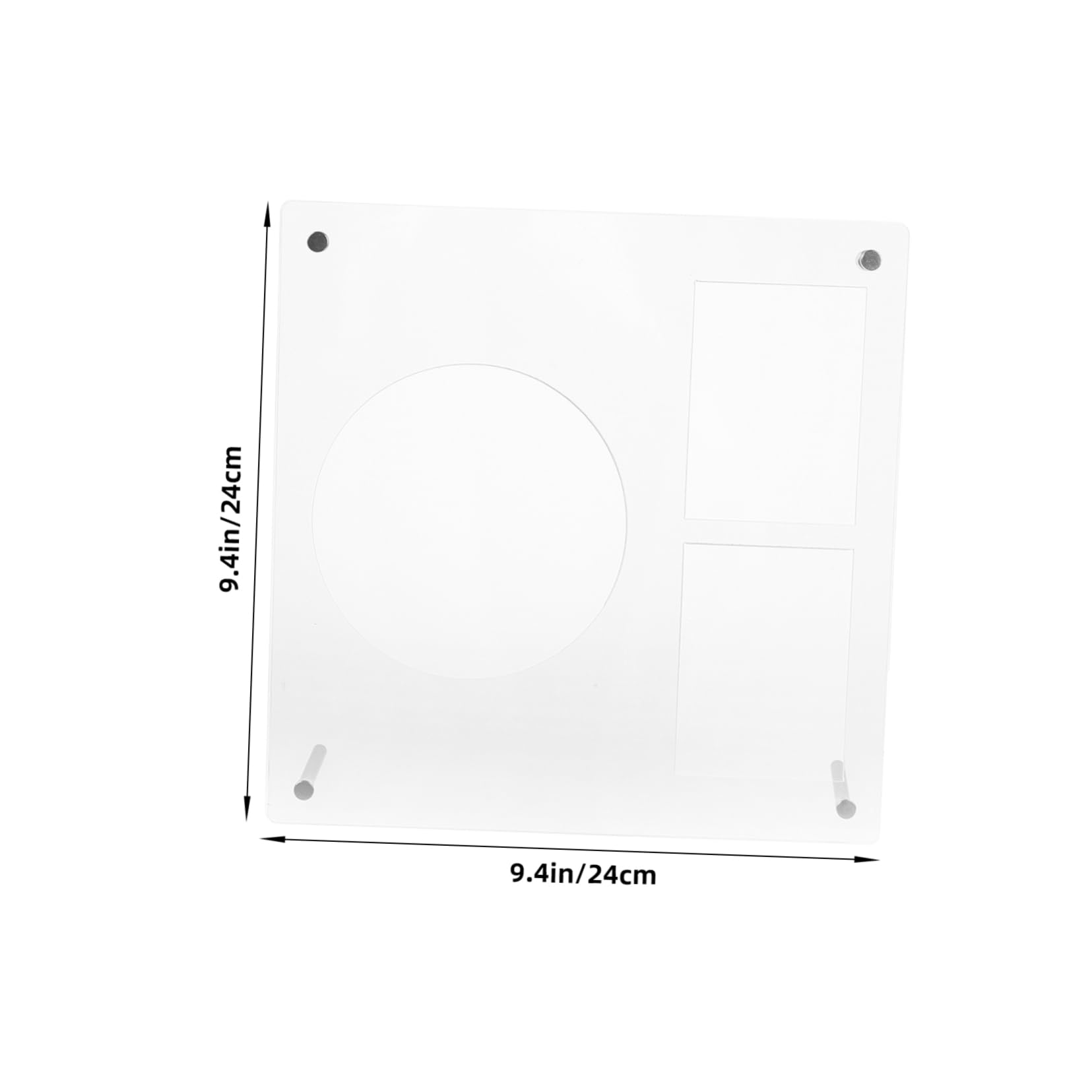 Mipcase Versatile Record Stand Acrylic Display Card Holder for Vinyl Photocards