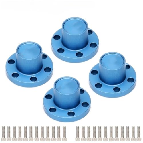 Couvercle de moyeu 1.9-2.2 en aluminium bleu premium pour Traxxas TRX4