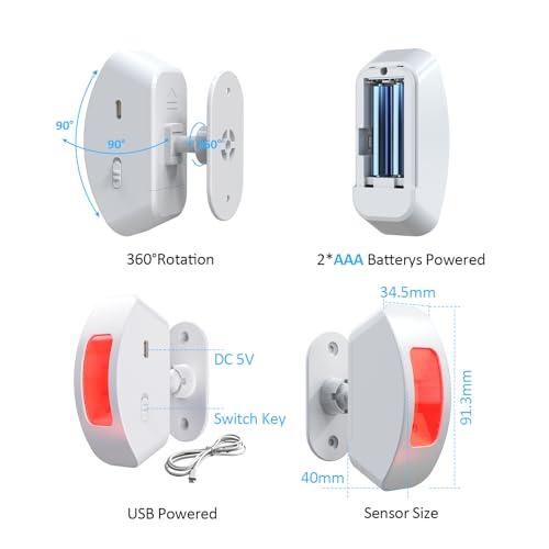 Wireless Motion Sensor Alarm Indoor: Motion Sensor Door Chime for Business - image 6