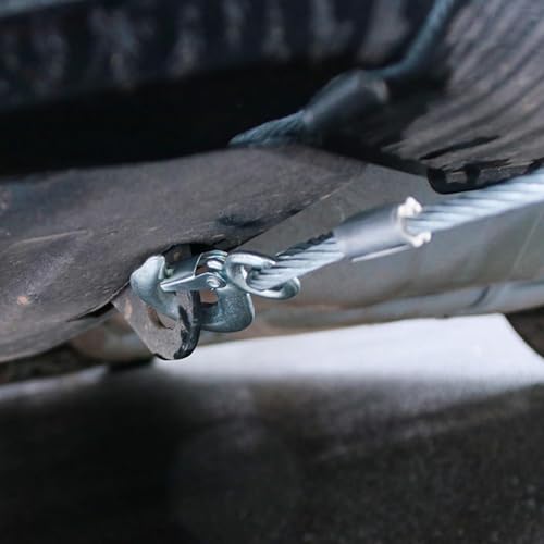 Cable de remolque de acero resistente con ganchos de alta tracción para vehículos 7
