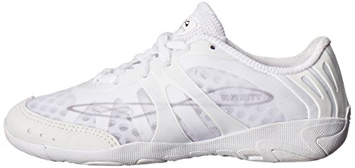 Nfinity Vengeance Cheer Shoe - Women & Youth Competition Cheerleading Gear, White, Youth 10