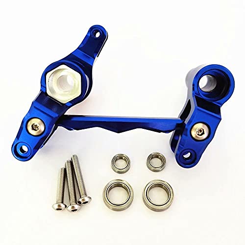 Aluminum Steering Bellcrank Assembly Blue for Traxxas 1/10 MAXX 8946