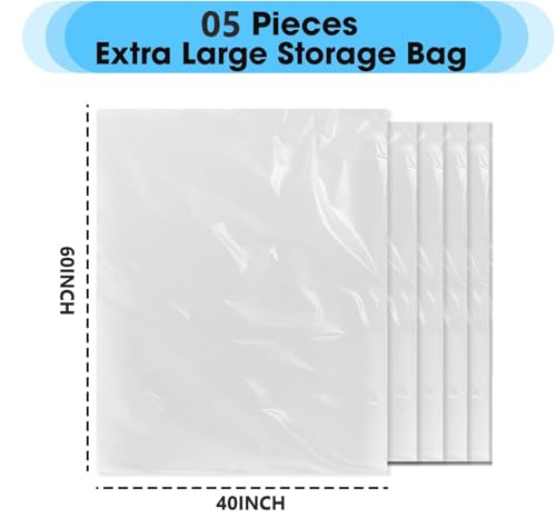 Image of Large Size Suitcase Cover Bags Dustproof Luggage protector cover for Trolley Travel almirah storage Dirt & Dust Waterproof Clothes (Pack of 5)