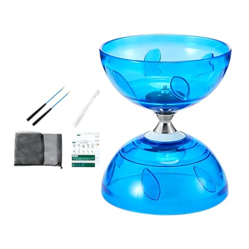 dzqad Chinese Yoyo for Kids | Double-head Portable Learning Ball with Net Bag And Sticks,Kids Chinese Toys - for School Home Study Travel Waiting Parties Halloween Holiday Indoor Outdoor Christmas