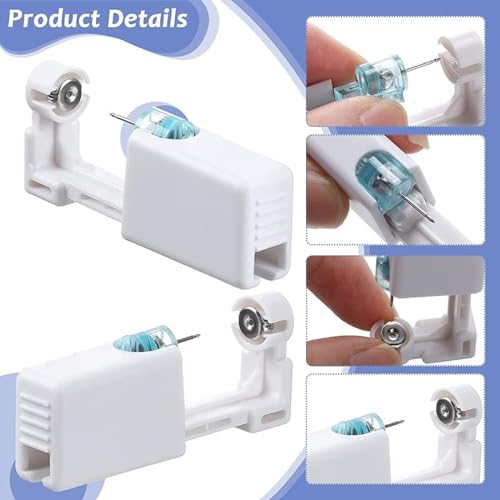 Lyuxzad Ear Piercing Gun Kit 6Pcs Disposable Ear Piercing Kit Including 2Pcs Self Ear Piercing Gun With 2Pcs Built-In Earrings Stud And 2Pcs Clean Tools For Ear Cartilage Piercing Kit thumb #4