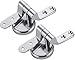 1 Set Zinc Alloy Toilet Seat Lid Hinge Adjustable Replacement Hinges with Screw Fittings Bolts Nuts