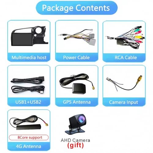 Radio coche 2 DIN compatible con Carplay Android Auto para Honda Stream 2009 2010 2011 2012 2013 7