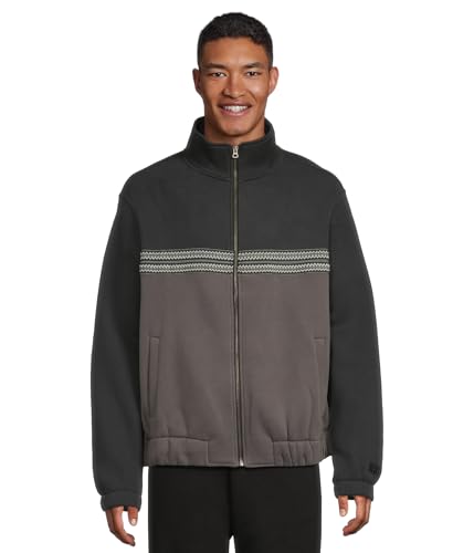 UGG Men's Tasman Track Jacket Coat, Tar, S