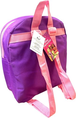 Ruz Princess Tiana Toddler Girl 12 Inch Mini Backpack (Pink-Blue), Medium4