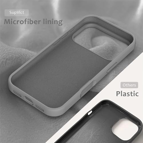 Image of ArmourPro Silicone Back Case for iPhone 17 Pro Max, Soft-Touch Case | Light Gray