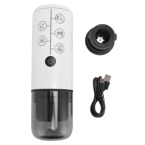 Cafetera portátil automática con 120 mL de capacidad miniatura 7