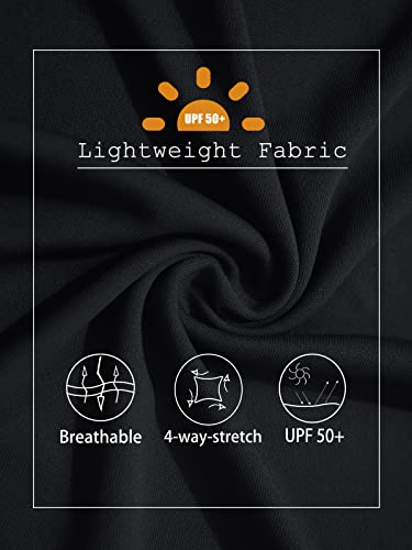 Magcomsen Women's Upf 50+ Spf Long Sleeve Swim Shirt, Fishing & Hiking Rash Guard - Black #TOP5