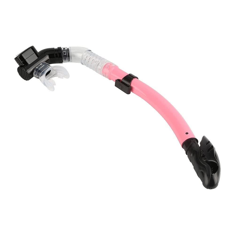 alomejor Dry Schnorchel Silikon trockene Luft Atmen Tube f¨¹r Tauchen und Schnorcheln mit komfortablen Mundst¨¹ck f¨¹r Erwachsene Herren Damen Jungen M?dchen, rose