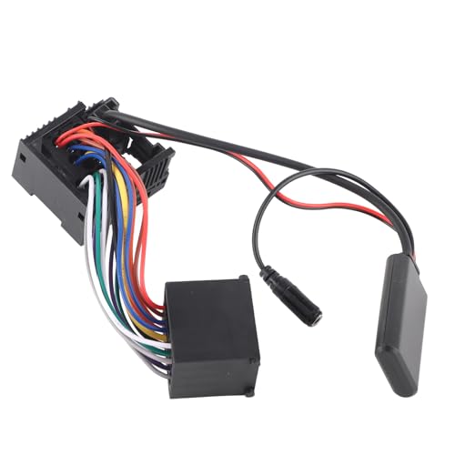 Car Bluetooth Receiver, Car 10 Pin Bluetooth Module Adapter AUX in Cable Replacement for E46 320 325 323 328 330 M3 3?Series with Micphone Console Parts