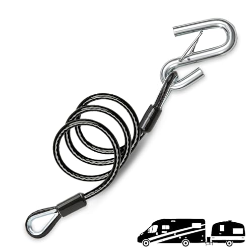 J-TECH DYNAMICS Heavy Duty Trailer Chains with Hooks 1 Pack 36 inch 5000 lbs Break Strength Safety Chains Towing Trailer for Boat and Utility Trailers