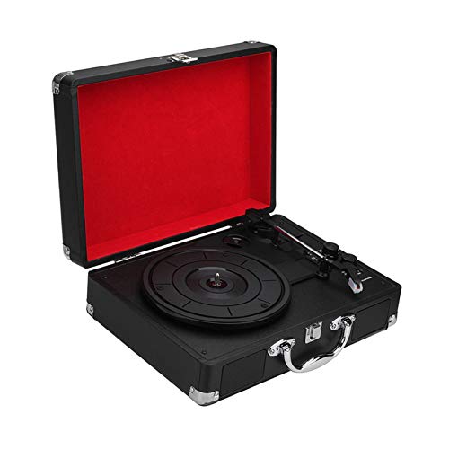 Portable en cuir cas Phonographe Haut-parleur Bluetooth Retro Gramophone Turntable Disque Vinyle Lecteur audio RCA… - Les Beatles, Paul McCartney, John Lennon, RIngo Starr, George Harrison Portable en cuir cas Phonographe Haut-parleur Bluetooth Retro Gramophone Turntable Disque Vinyle Lecteur audio RCA…