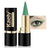 Kaely Light Green Gel Eyeliner Pencil,Waterproof Smudge Proof Eye Liner Pen,Cat Eye Goth Halloween Makeup,Eye Black Face Paint Lipstick Crayon,Color Colorful Eyeliner Eyeshadow Stick,08
