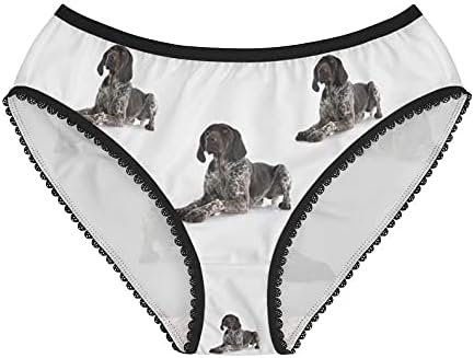 DogsMakeMeHappy German Shorthaired Pointer Panties, German Shorthaired Pointer Underwear, Briefs, Cotton Briefs