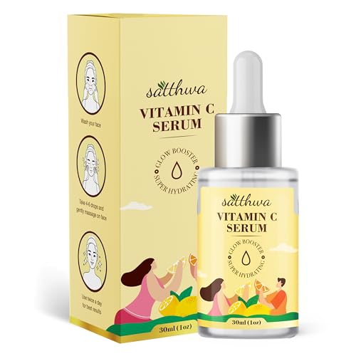 Satthwa 17% Vitamin C Face Serum with 10% Niacinamide & 3% Hyalur...