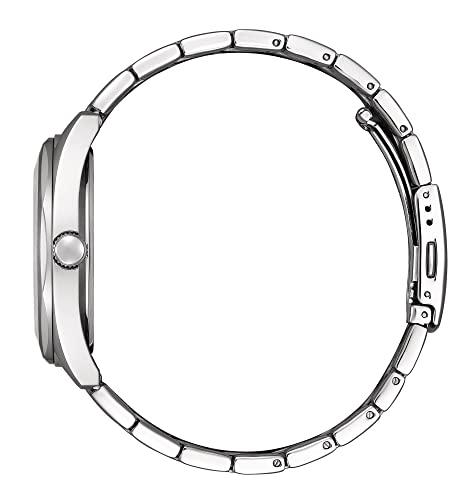 CITIZEN Analog Blue Dial Men's Watch-BI5110-54M Stainless Steel, Silver Strap - Image 3