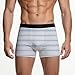 Deovige Sweat Proof Underwear For Men Moisture-Wicking Boxer Briefs Blue Textile Pattern Compression Boxers Sleep Hiking Shorts