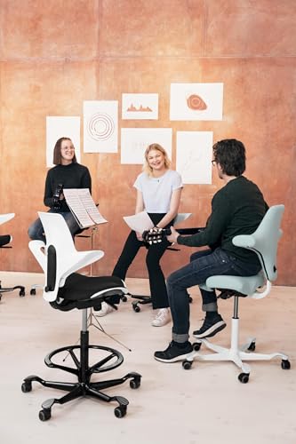 Image of HAG Capisco Black Footring for Capisco Chairs - Footring Only - Chair Sold Separately
