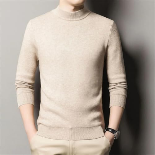 Men's Cashmere Sweater Half Turtleneck Sweaters Knit Pullovers for Male Youth Slim Knitwear Man Sweater Men's3