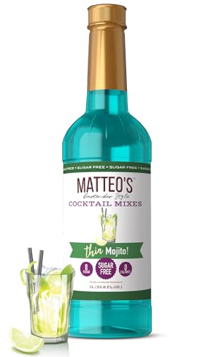 Matteo's Sugar Free Cocktail Mixes - Mojito -...
