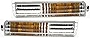 For Honda Accord Signal Light Assembly 1990-1991 Pair Driver and Passenger Side Coupe/Sedan For HO2530109 + HO2531109