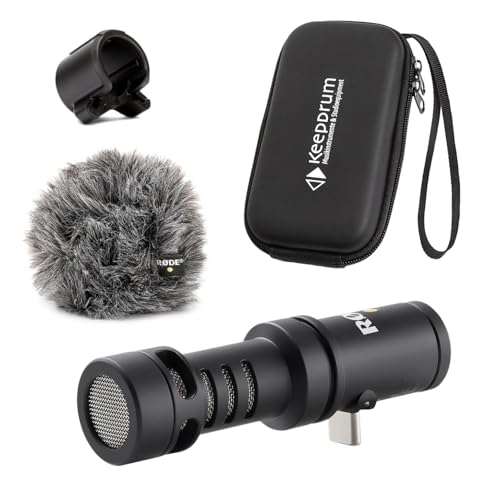 Rode Videomic Me-C+ micro USB-C avec étui Keepdrum contre les sons saturés