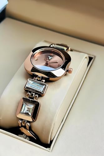 Image of AMERICANVIBER DRW001032 Combo Set Brown and Rose Gold Pretty Look for Girls and Miss Analog Watch - for Women