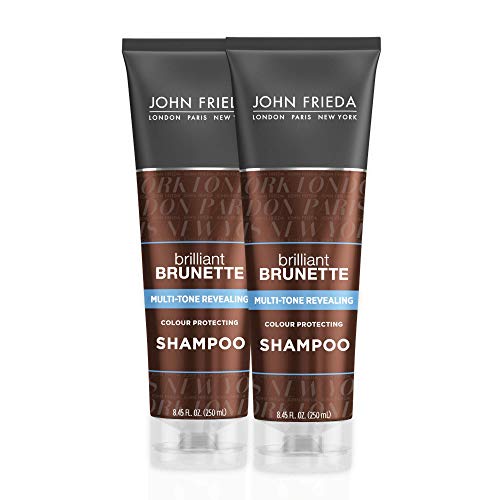 Cuidado Para El Cabello, Music John Frieda Brilliant Brunette Multi-Tone Revealing Daily Shampoo, 8.45 Fluid Ounce (Pack of 2)