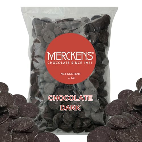 Dark Chocolate Melting Wafers 1LB – Smooth and Creamy, Perfect for Dipping, Baking, Candy Making, and Decorating Desserts – Ideal for Fountains, Coating, and Molded Chocolates (Dark Chocolate 16oz)
