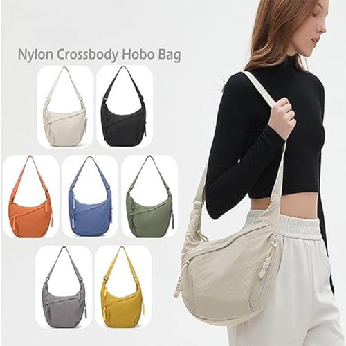Festivalment Crossbody Bag, Fashion Plain Color Nylon Crossbody Bag, Women's Fashion Plain Color Crossbodys Bags3
