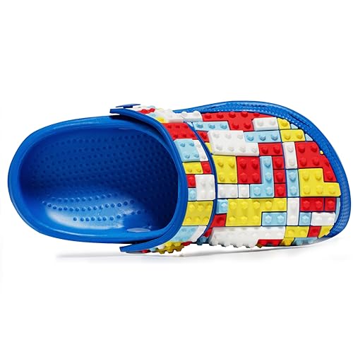 HLMBB Kids Toddler Slides for Boys Girls Sandals Clogs Garden Shoes Sandals for Beach Pool Summer Shower Indoor Outdoor Walking3