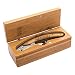 Kellnermesser aus Holz/Metall verpackt in schöner Box mit persönlicher Namensgravur, Kellnerbesteck, Korkenzieher, Somelierbesteck