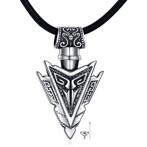 VONALA Viking Arrowhead Urn Necklace Cover