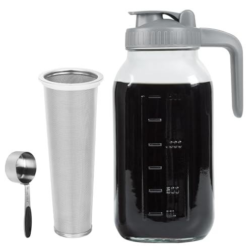 Xylanor Cold Brew Coffee Maker Pitcher, 64 OZ...